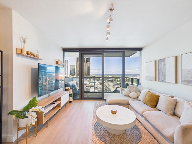 living room - 600 Ala Moana Blvd
