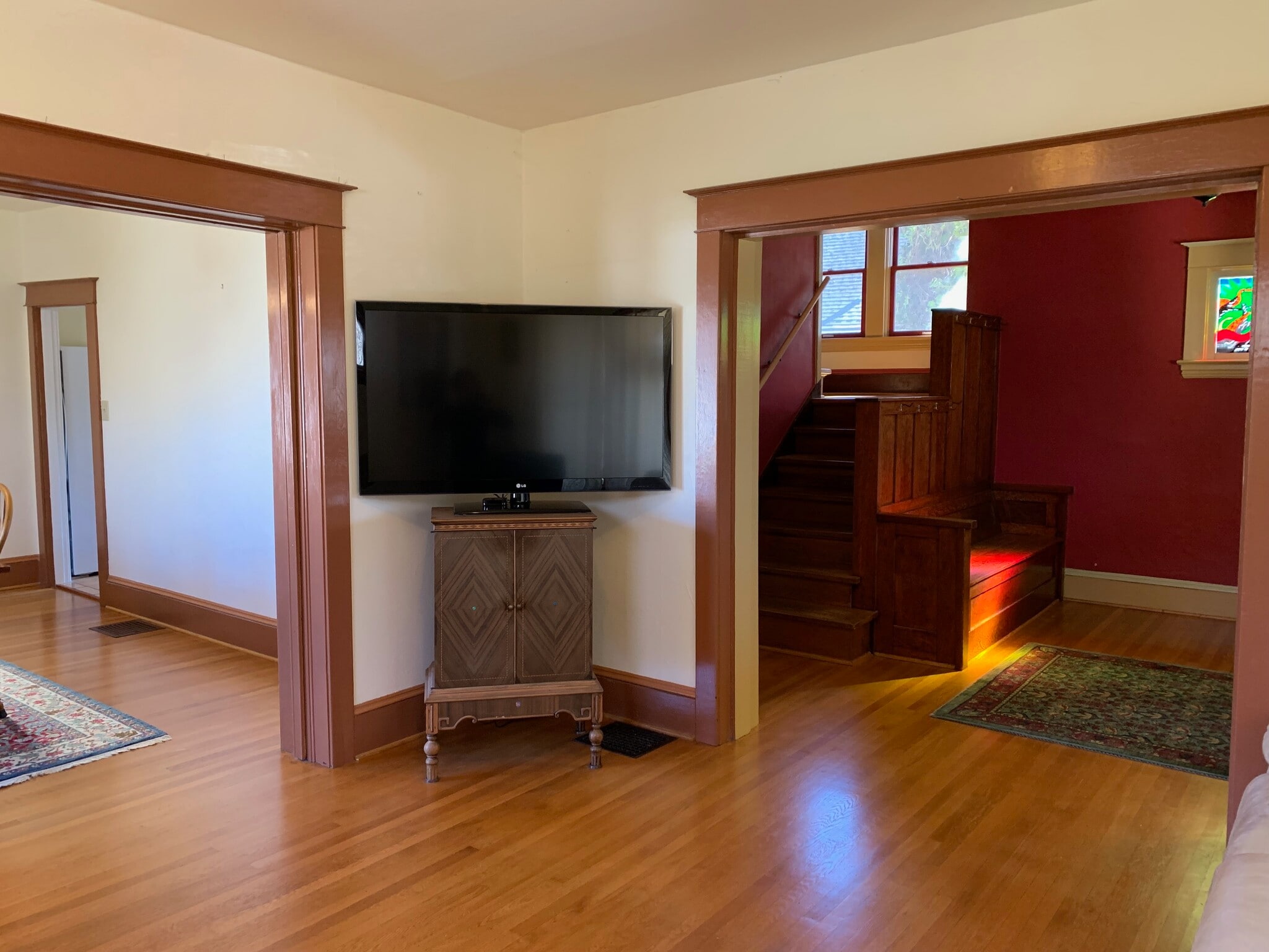 living room corner between entry way and dining room - 4054 NE Rodney Ave