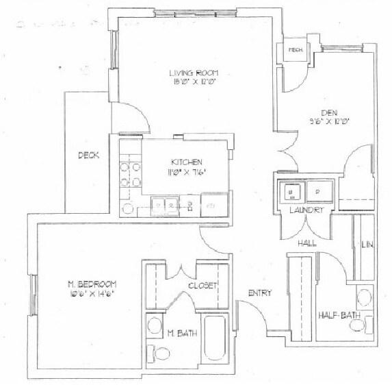 1BR/1.5BA - Centennial Hill Senior Apartments