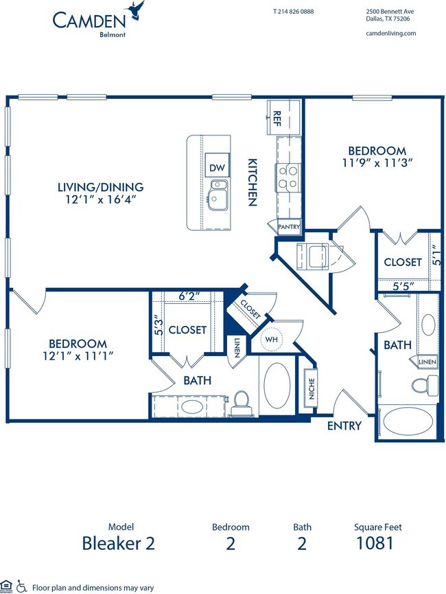 Floorplan - Camden Belmont
