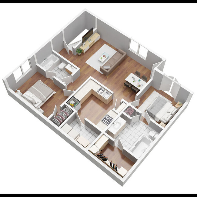 Floorplan - Burkburnett Residences