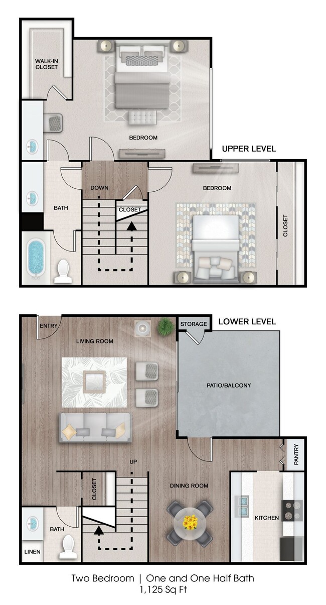 Floorplan - Villas at Cantamar Apartments