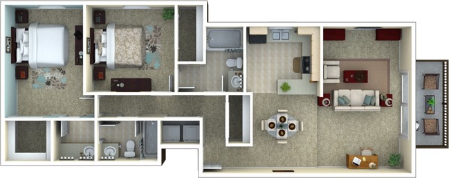 Two Bedroom - Avistele at Andalusia