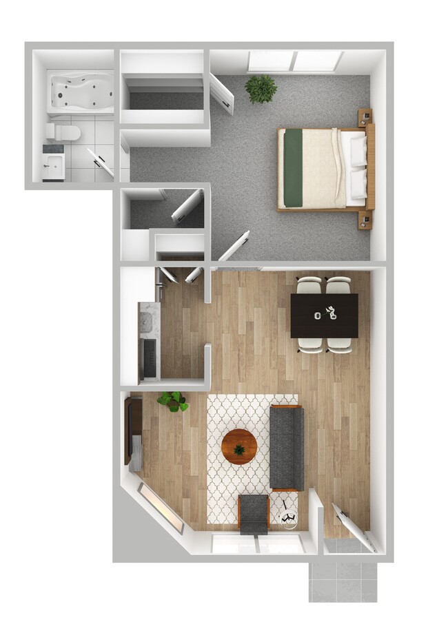 Floorplan - Lakefront Villas Apartments