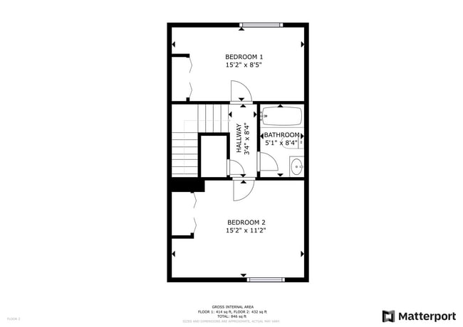 Floorplan - City Walk Villas | 1 & 2 Bedroom Apartments in Mount Dora, FL