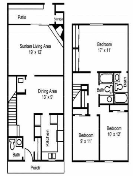 3BR/2.5BA - Asbury Arms