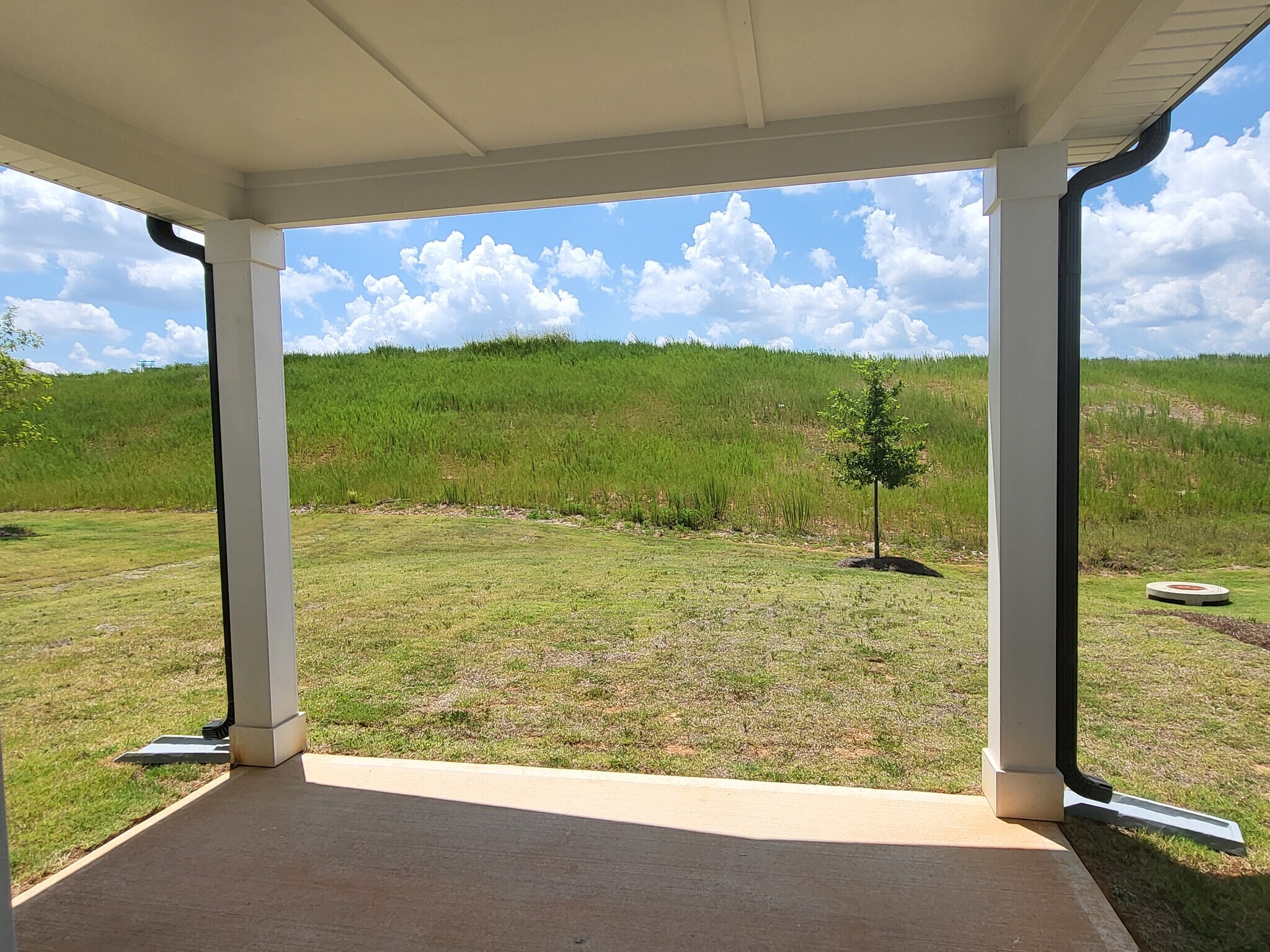 Covered Back Patio - 250 Sope Creek Cir