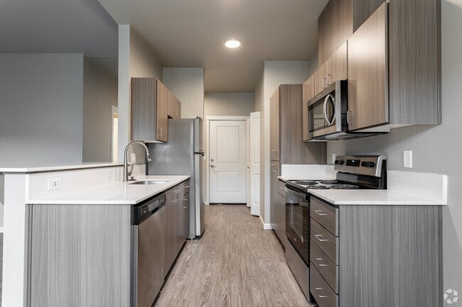 Kitchen/Entry way - White Oak