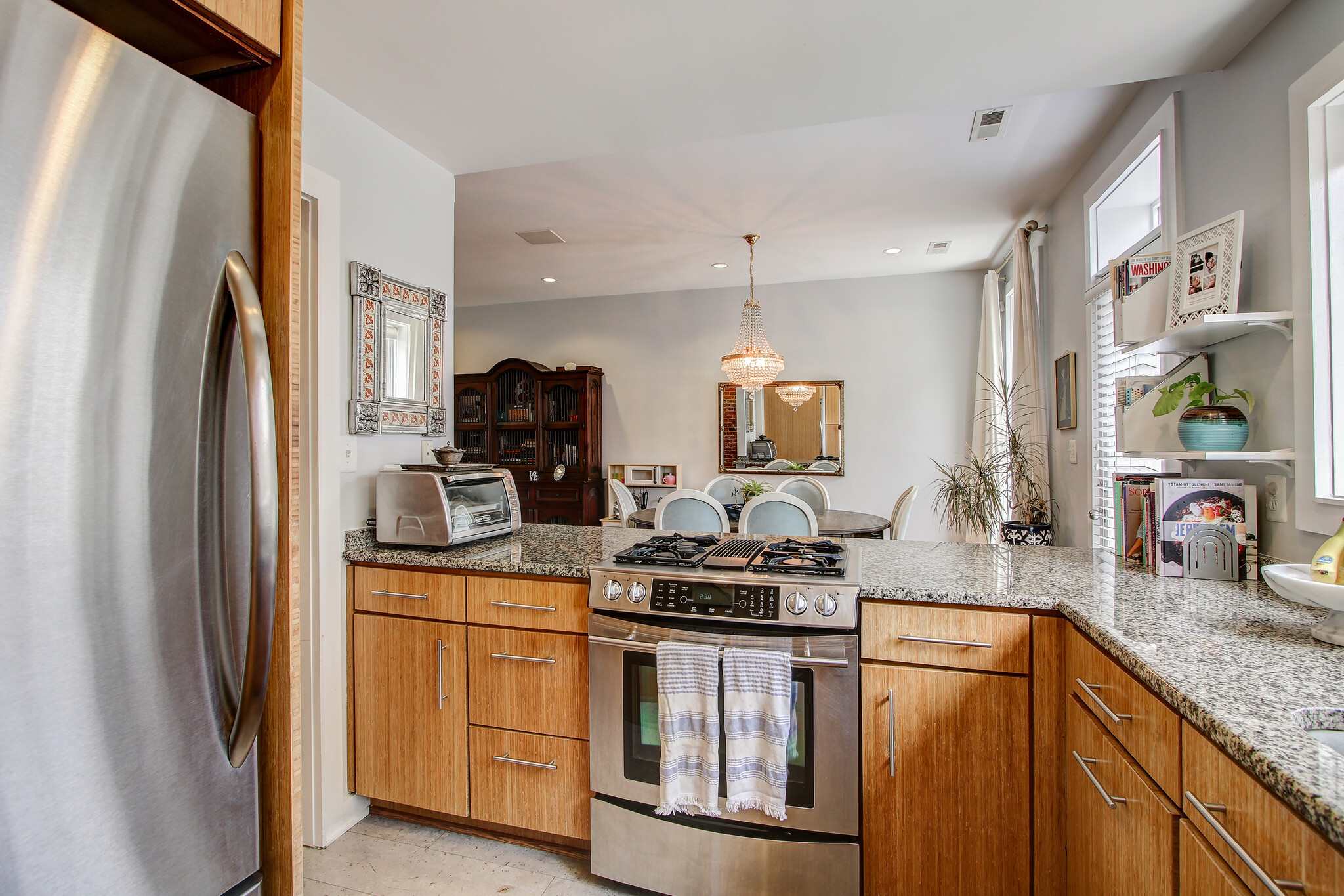 Kitchen (Jenn Air Stainless Steel Range) - 1362 Otis Pl NW