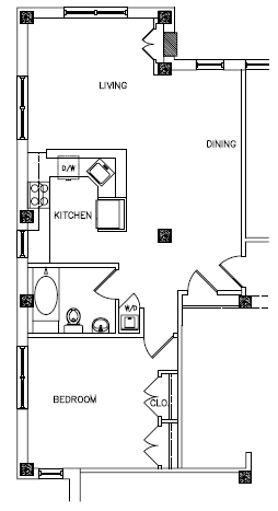 1BR/1BA - The Grant