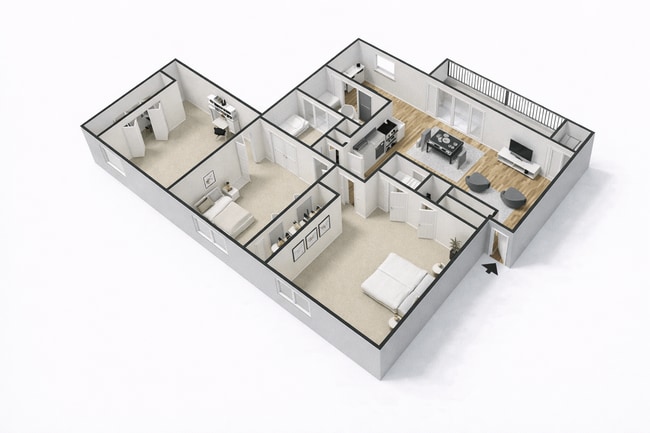 Floorplan - Pickwick Farms Apartments