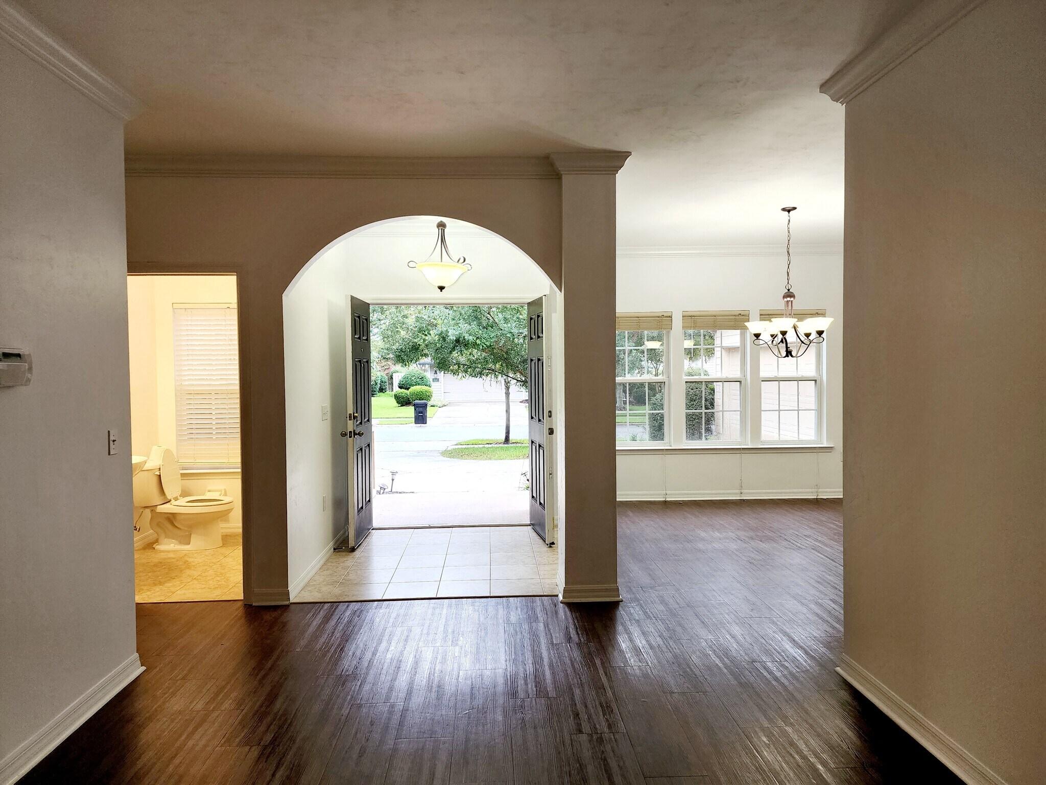 Dining room on right and Bathroom# 1 on left (half) - 8184 SW 73rd Ln