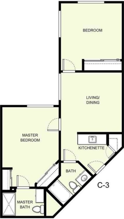 Floor Plan C-3 - Holiday Golden Oaks
