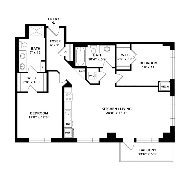 Floorplan - Cortland Mill District