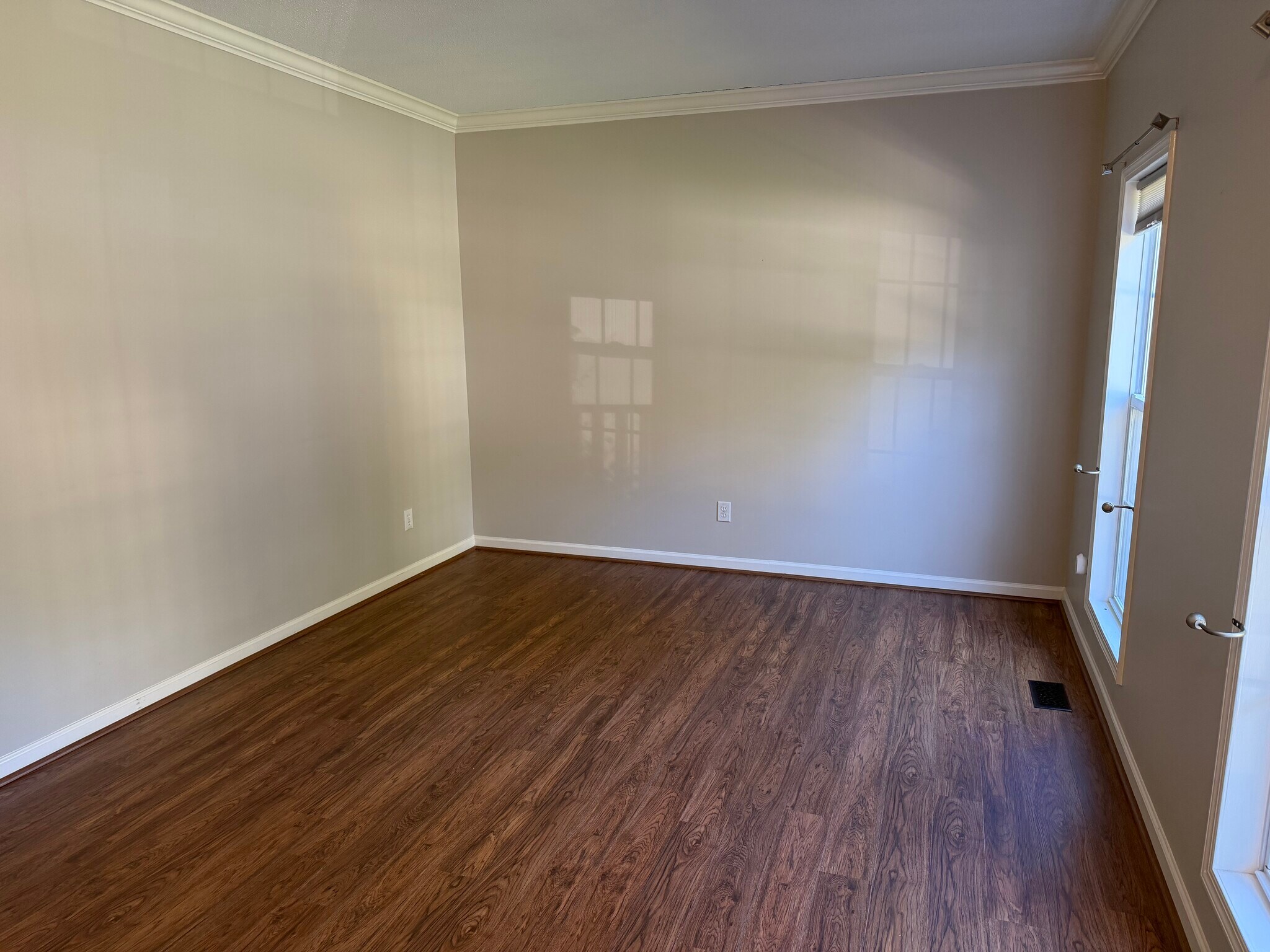 Living Room with front windows that make this room easy for leaving space or office area - 6419 Woodmont Rd