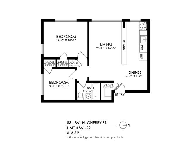 Floorplan - 831-861 Cherry