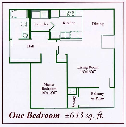 1BR/1BA - Taylor Pointe Apartments