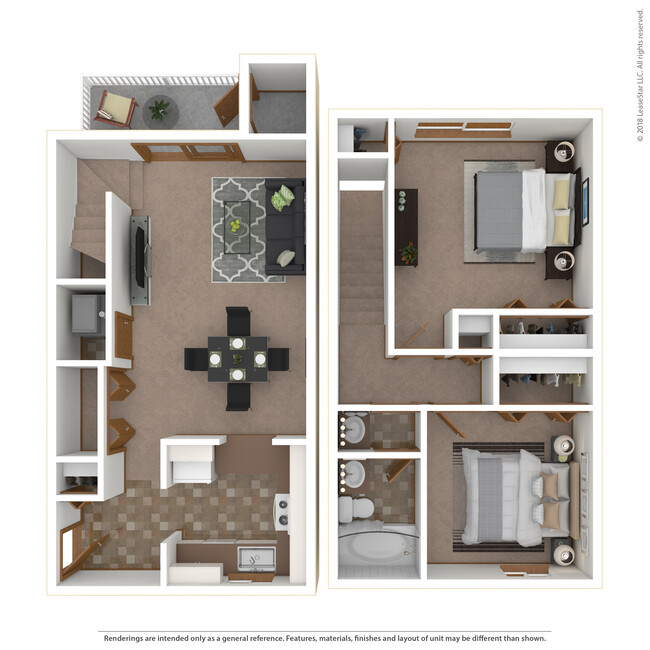 Rainier: Beds - 2: Baths - 1: SqFt Range - 846 to 846 - McMurray Park