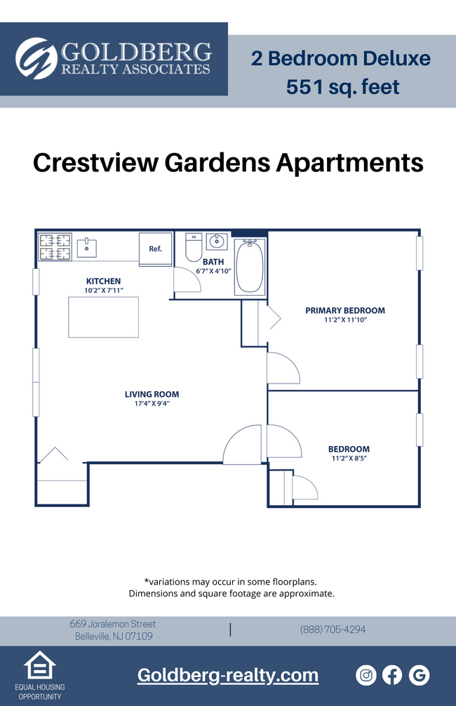 Floorplan - Crestview Gardens Apartments