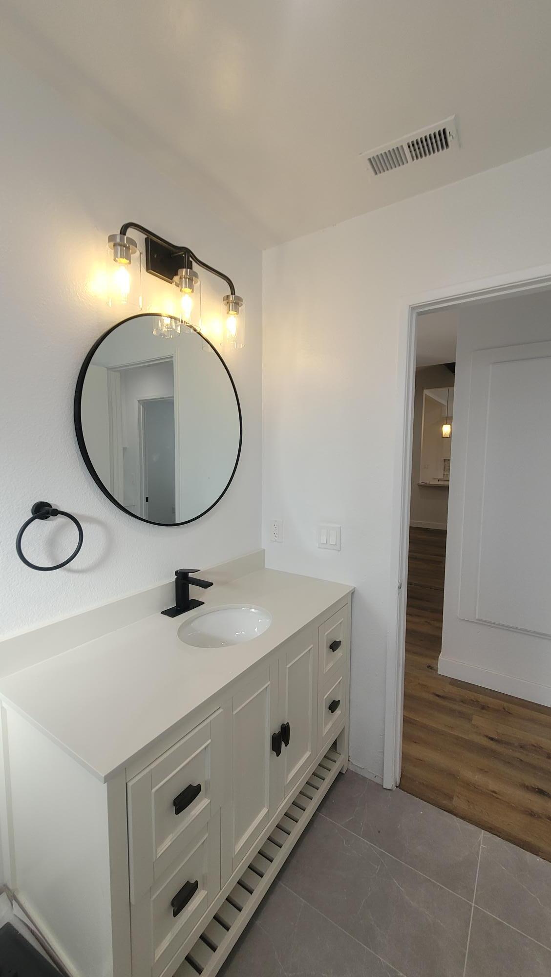 Hallway Bathroom Vanity - 15340 Murray Ave