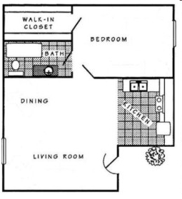 1BR/1BA - West Pointe Apartments