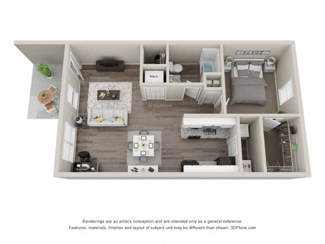 Floorplan - The Life at Belhaven Place