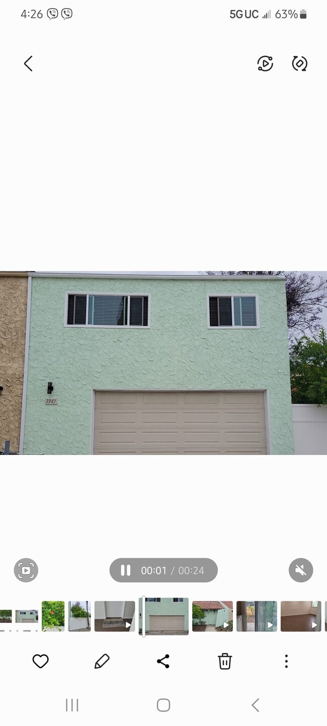 Rear/ Garage Entry - 3347 Puente Ave