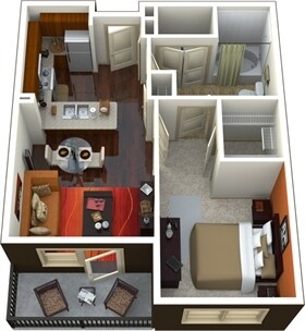 1BR/1BA - Camden Travis Street
