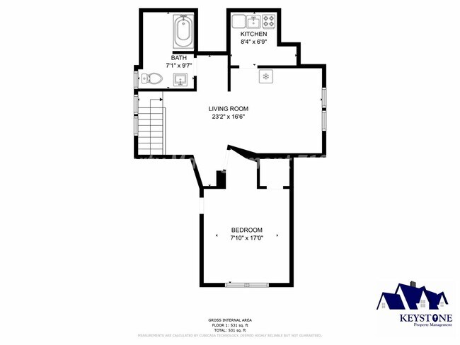 Building Photo - $400 Off Move In Special! Centrally Located, 2nd Floor Apartment with 1 Bedroom/1 Bathroom  - $80...