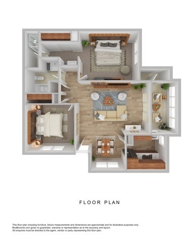 2 Bedroom 2 Bath - Madison West