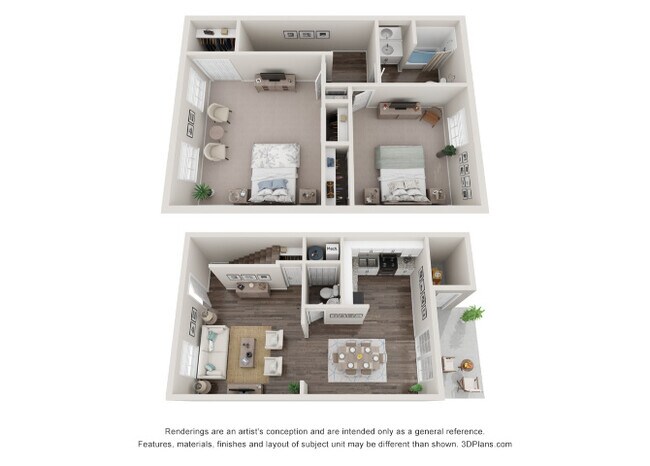 Floorplan - Colonial Towne Apartments