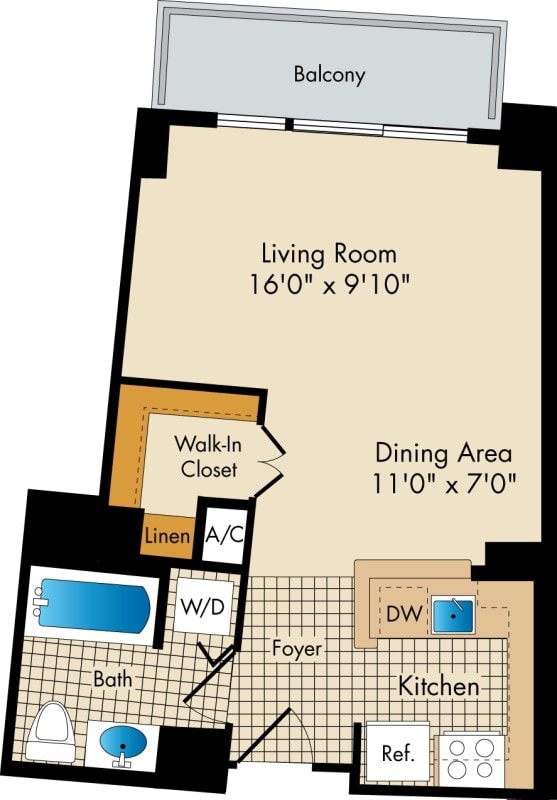 Floorplan - The Metropolitan