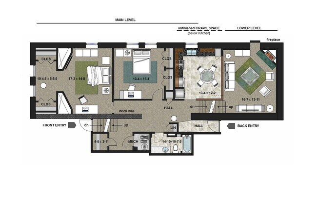 Floorplan - St. Anthony Flats