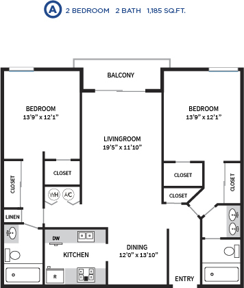 Floorplan - Lassen Village