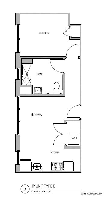 1BR/1BA - Conway Court Apartments