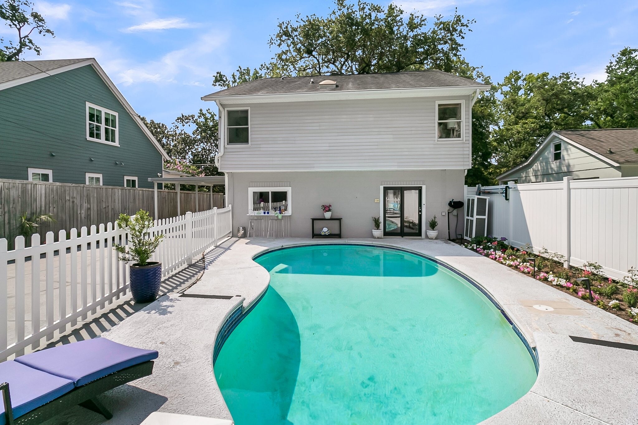 Back of Main House & Pool - 2142 Golfview Dr