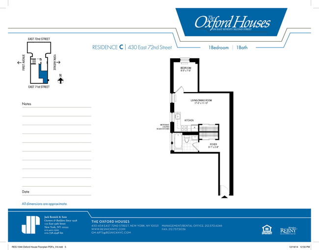 Floorplan - The Oxford Houses