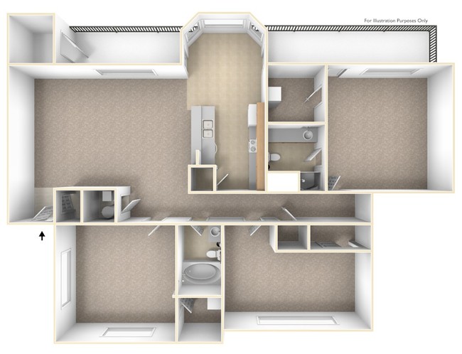 Floorplan - Aspen Hills Apartments