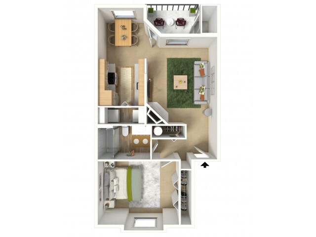 Copper 3D - 1 Bedroom, 1 Bathroom - Avalon Park