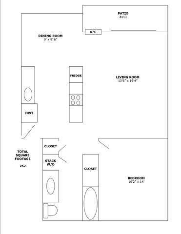 1BR/1BA - Colton Apartments