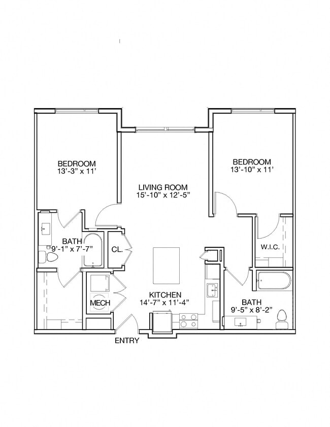Floorplan - Ainsley at the Collective