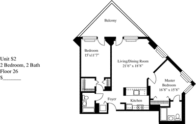 Floorplan - Portside Towers