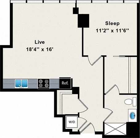 Floorplan - Reside on Green Street