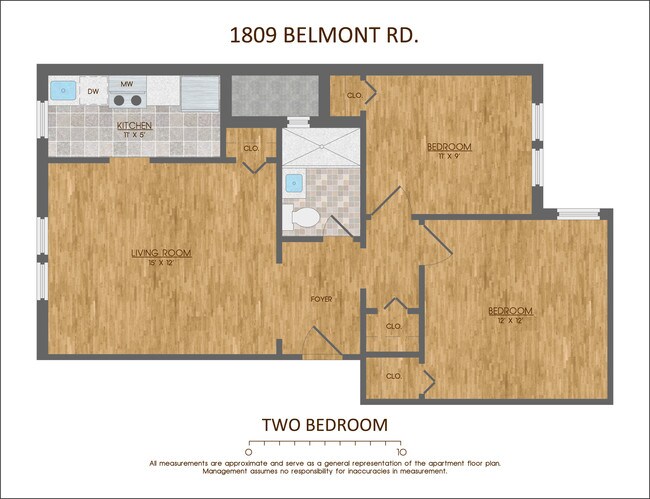 Floorplan - 1809 Belmont