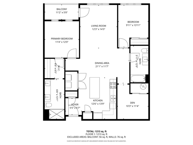 Building Photo - 2 Bed/ 2 Ba + Den + Balcony + Top Floor