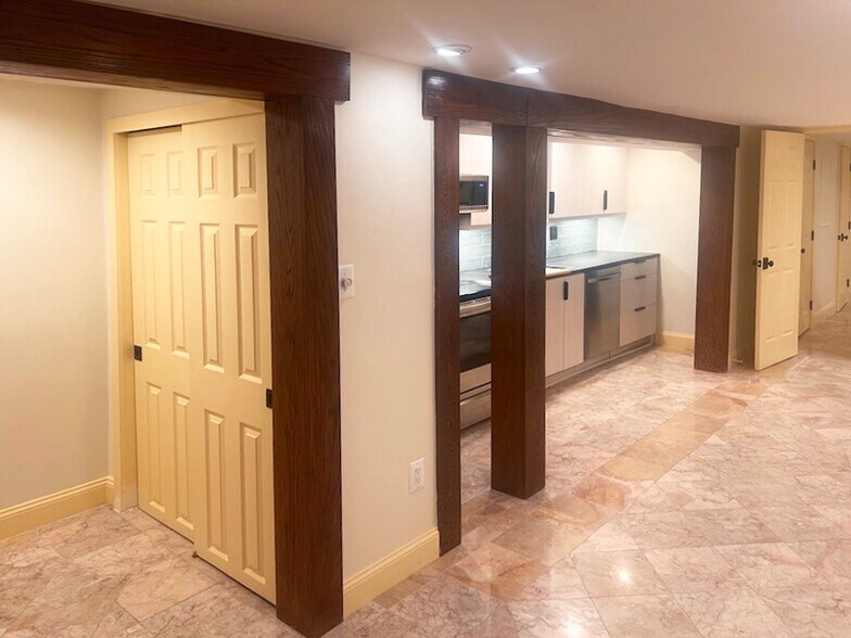 front hall closet and kitchen - 1878 Monroe St NW
