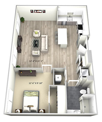 Floorplan - 735 Truman Apartments