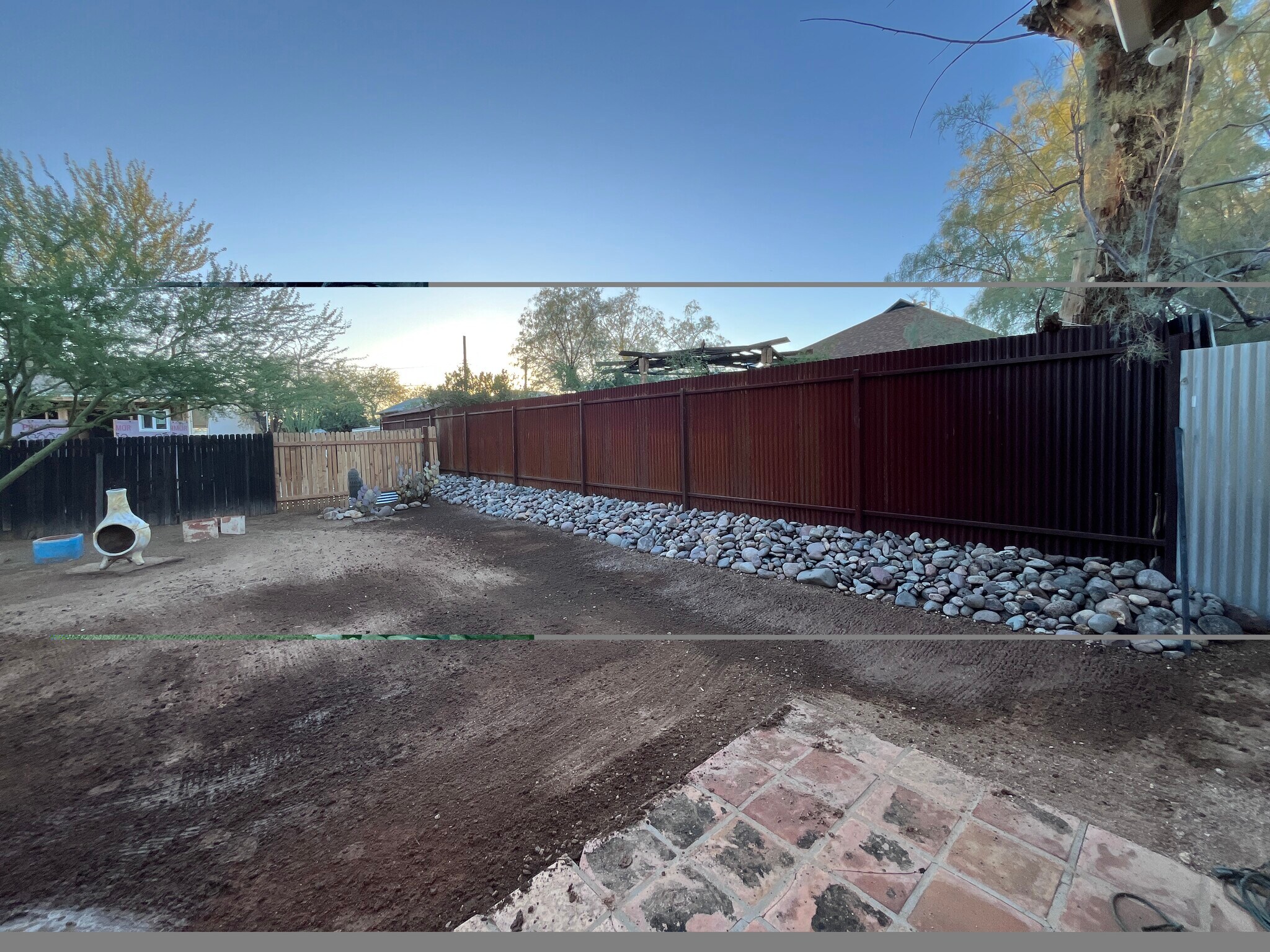 Backyard looking northwest - 525 N 1st Ave