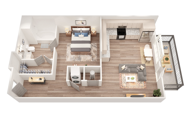 Floorplan - The Samford Glenn Apartments