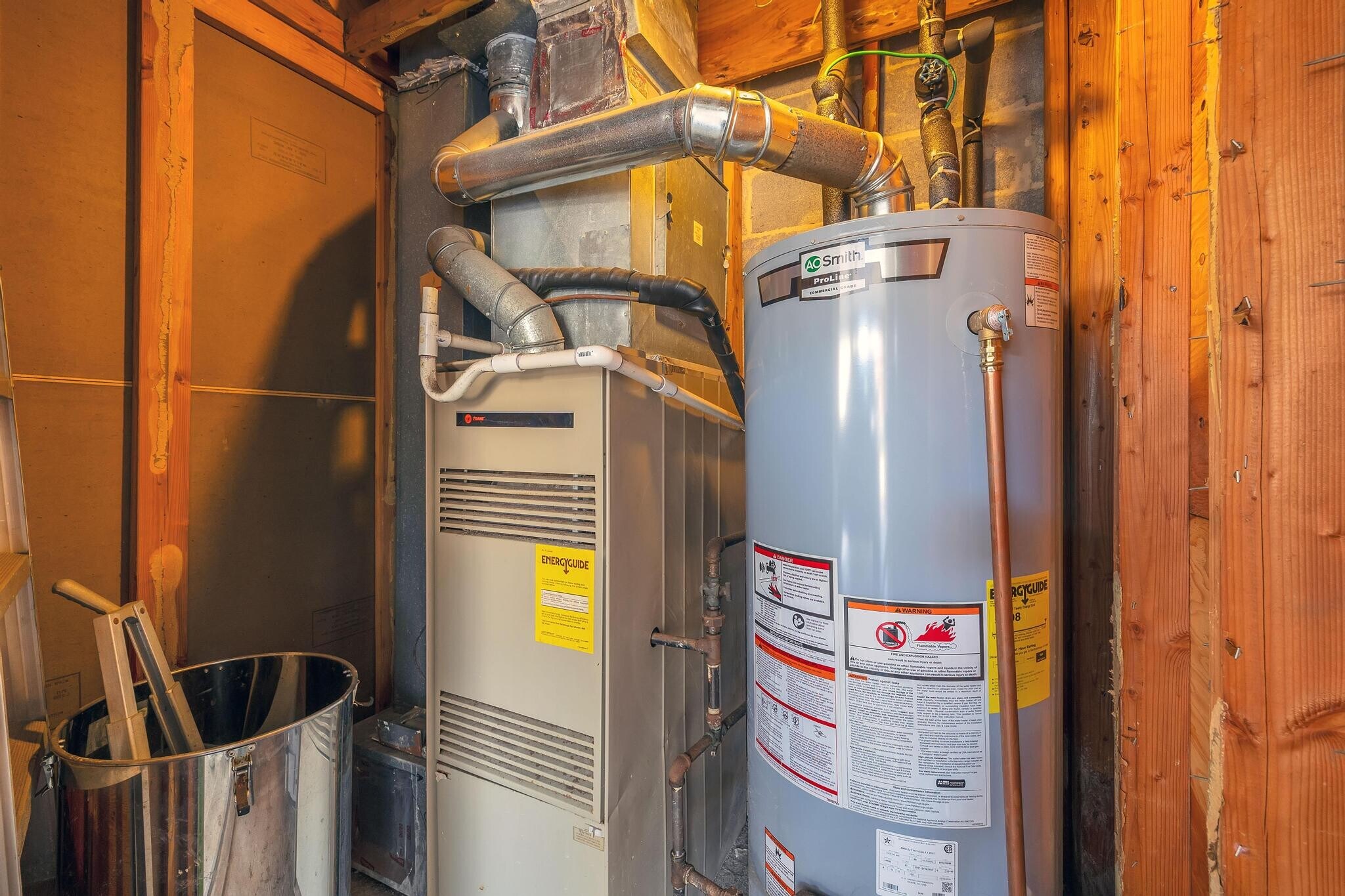 Handy utility closet located in the carport for extra storage and organization. - 3320 Richmond Ct